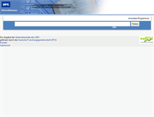 Tablet Screenshot of finden.nationallizenzen.de